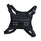 Maxbell Chest Rig Bag Multifunction Men Women Chest Pack for Travel Climbing Cycling Black
