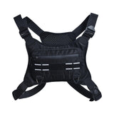 Maxbell Chest Rig Bag Multifunction Men Women Chest Pack for Travel Climbing Cycling Black