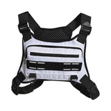 Maxbell Chest Rig Bag Multifunction Men Women Chest Pack for Travel Climbing Cycling White