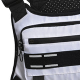 Maxbell Chest Rig Bag Multifunction Men Women Chest Pack for Travel Climbing Cycling White