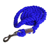 Maxbell Horse Lead Rope Bolt Snap Clip Soft Durable for Livestock Horse Leading Rope Dark Blue