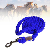 Maxbell Horse Lead Rope Bolt Snap Clip Soft Durable for Livestock Horse Leading Rope Dark Blue