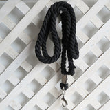 Maxbell Horse Lead Rope Bolt Snap Clip Soft Durable for Livestock Horse Leading Rope Black