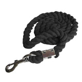 Maxbell Horse Lead Rope Bolt Snap Clip Soft Durable for Livestock Horse Leading Rope Black