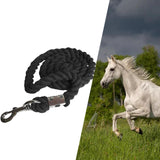 Maxbell Horse Lead Rope Bolt Snap Clip Soft Durable for Livestock Horse Leading Rope Black