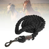 Maxbell Horse Lead Rope Bolt Snap Clip Soft Durable for Livestock Horse Leading Rope Black