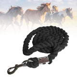 Maxbell Horse Lead Rope Bolt Snap Clip Soft Durable for Livestock Horse Leading Rope Black