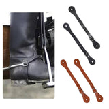 Maxbell Spur Straps Set of 2 Premium Boot Straps for Outdoor Equestrian Horse Riding Black