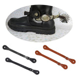 Maxbell Spur Straps Set of 2 Premium Boot Straps for Outdoor Equestrian Horse Riding Black