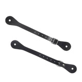 Maxbell Spur Straps Set of 2 Premium Boot Straps for Outdoor Equestrian Horse Riding Black