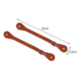 Maxbell Spur Straps Set of 2 Premium Boot Straps for Outdoor Equestrian Horse Riding Brown