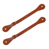Maxbell Spur Straps Set of 2 Premium Boot Straps for Outdoor Equestrian Horse Riding Brown