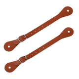 Maxbell Spur Straps Set of 2 Premium Boot Straps for Outdoor Equestrian Horse Riding Brown