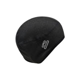 Maxbell Skull Cap Hat Liner Earflaps Windproof Hat for Motorcycle Riding Climbing Black