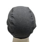 Maxbell Skull Cap Hat Liner Earflaps Windproof Hat for Motorcycle Riding Climbing Gray