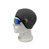 Maxbell Skull Cap Hat Liner Earflaps Windproof Hat for Motorcycle Riding Climbing Gray