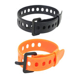 Maxbell Cable Tie Rubber Bungee Straps Tie Down Strap for Bikes Riding Luggage Cargo Black 45cm