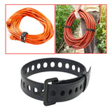 Maxbell Cable Tie Rubber Bungee Straps Tie Down Strap for Bikes Riding Luggage Cargo Black 45cm