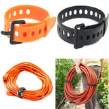 Maxbell Cable Tie Rubber Bungee Straps Tie Down Strap for Bikes Riding Luggage Cargo Black 30cm