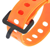 Maxbell Cable Tie Rubber Bungee Straps Tie Down Strap for Bikes Riding Luggage Cargo Orange 45cm