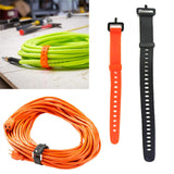 Maxbell Cable Tie Rubber Bungee Straps Tie Down Strap for Bikes Riding Luggage Cargo Orange 45cm