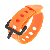 Maxbell Cable Tie Rubber Bungee Straps Tie Down Strap for Bikes Riding Luggage Cargo Orange 45cm