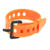 Maxbell Cable Tie Rubber Bungee Straps Tie Down Strap for Bikes Riding Luggage Cargo Orange 45cm