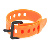 Maxbell Cable Tie Rubber Bungee Straps Tie Down Strap for Bikes Riding Luggage Cargo Orange 30cm