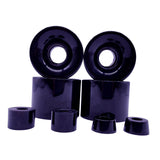 Maxbell 4 Pieces Skateboard Wheels 78A Hardness Durable PU Damping Wheel Replacement Black