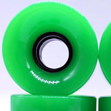 Maxbell 4 Pieces Skateboard Wheels 78A Hardness Durable PU Damping Wheel Replacement Green