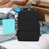 Maxbell Carry on Backpack for Women Rucksack Traveling Backpack for Hiking Overnight Black