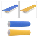 Maxbell Skateboard Grip Tape Sheet DIY Longboard Grip Tape for Pedal Stairs Training Blue