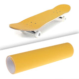 Maxbell Skateboard Grip Tape Sheet DIY Longboard Grip Tape for Pedal Stairs Training Yellow