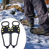 Maxbell Ice Grippers Traction Cleats for Winter Hiking Adult Rainy and Snowy Weather