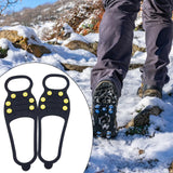 Maxbell Ice Grippers Traction Cleats for Winter Hiking Adult Rainy and Snowy Weather