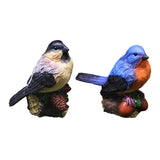 Maxbell Miniature Bird Figurines Resin Accessories for Desk Home Micro Landscape