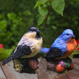 Maxbell Miniature Bird Figurines Resin Accessories for Desk Home Micro Landscape