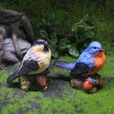 Maxbell Miniature Bird Figurines Resin Accessories for Desk Home Micro Landscape