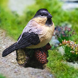 Maxbell Miniature Bird Figurines Resin Accessories for Desk Home Micro Landscape