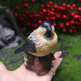 Maxbell Miniature Bird Figurines Resin Accessories for Desk Home Micro Landscape