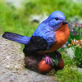 Maxbell Miniature Bird Figurines Resin Accessories for Desk Home Micro Landscape