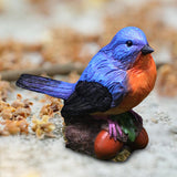 Maxbell Miniature Bird Figurines Resin Accessories for Desk Home Micro Landscape