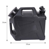 Maxbell Water Tank Fluid Portable Barrel Water Carrier for Camping Handwashing Party black