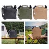 Maxbell Water Tank Fluid Portable Barrel Water Carrier for Camping Handwashing Party black