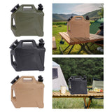 Maxbell Water Tank Fluid Portable Barrel Water Carrier for Camping Handwashing Party black