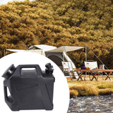 Maxbell Water Tank Fluid Portable Barrel Water Carrier for Camping Handwashing Party black