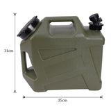 Maxbell Water Tank Fluid Portable Barrel Water Carrier for Camping Handwashing Party green