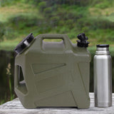 Maxbell Water Tank Fluid Portable Barrel Water Carrier for Camping Handwashing Party green