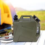 Maxbell Water Tank Fluid Portable Barrel Water Carrier for Camping Handwashing Party green