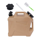 Maxbell Water Tank Fluid Portable Barrel Water Carrier for Camping Handwashing Party khaki